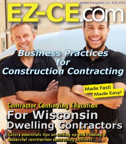 n contractor continuing education course Business Practices cover page